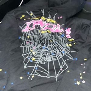 Cropped spider hoodie